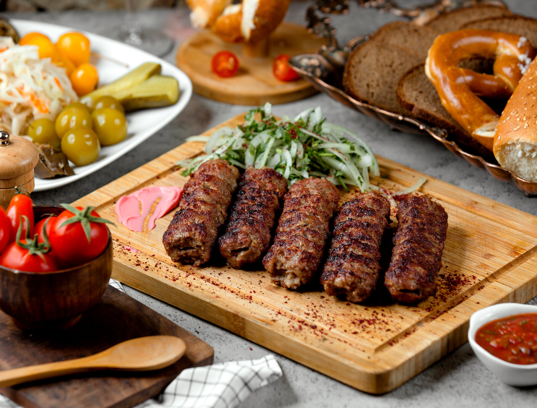 Balkan grill specialties at Restaurant Jadranka
