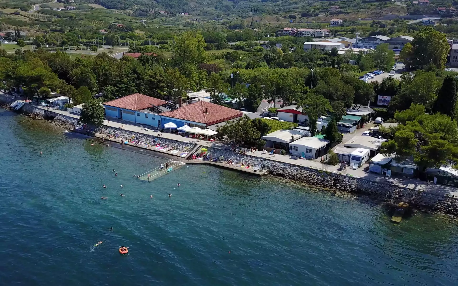 Izola Location Aerial View